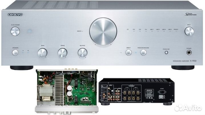Стереоусилитель onkyo A-9150 цап AKM AK4452 silver