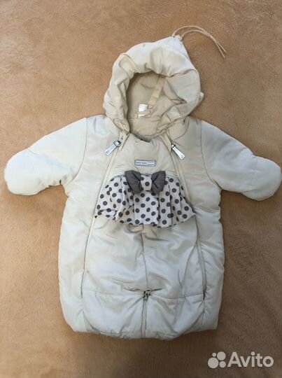 Зимний комбинезон трансформер для новорожденных