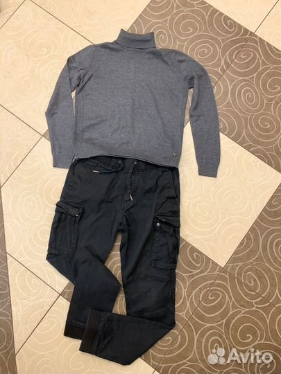 Штаны, водолазка для мальчика 164