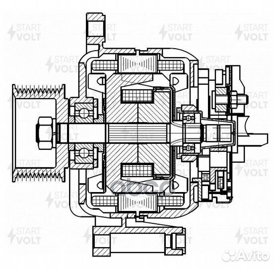 Генератор Mercedes-Benz Actros MP2/MP3 (03) с