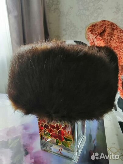Норковая шапка мужская