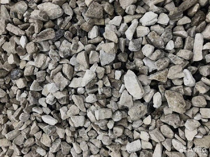 Щебень гранит, известняк и другие материалы