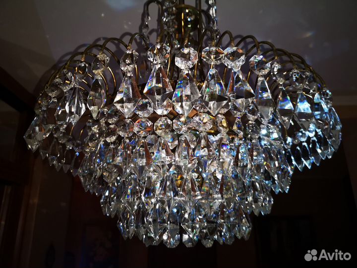 Люстра хрустальная Чехия
