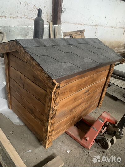 Теплая будка для собак