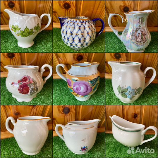 Молочник фарфоровый СССР