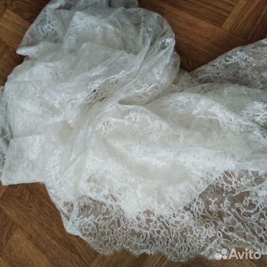 Отрезы ткани СССР. Гипюр, трикотаж, шерсть