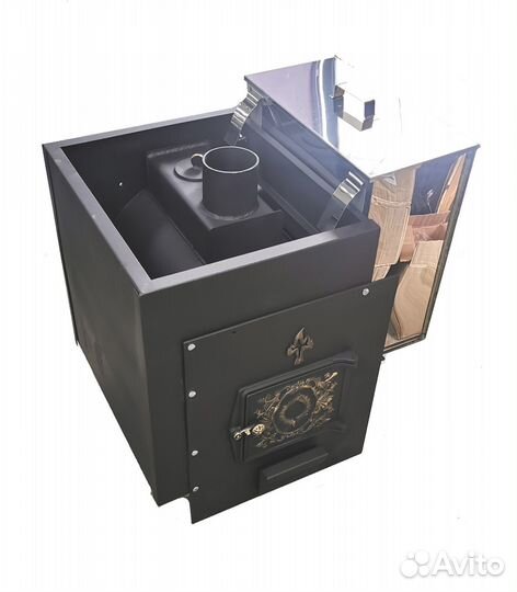 Печь для бани Урал с боковым баком