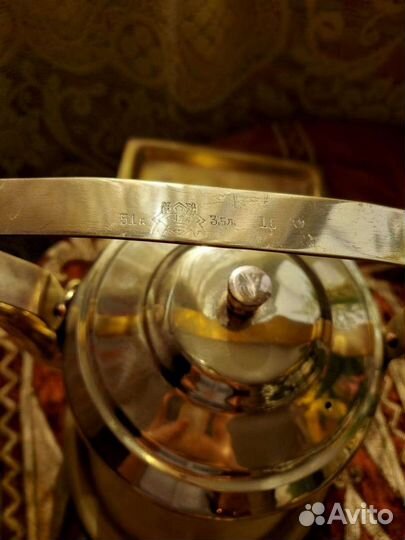 Чайник Тула Латунный