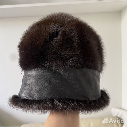 Шапка норковая женская