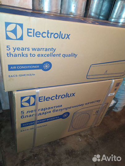 Сплит-система Electrolux 12 с установкой