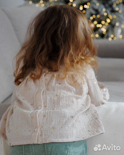 Блузка детская муслиновая