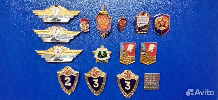 Значки СССР и РФ