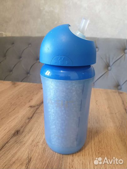 Поильник с трубочкой avent бу