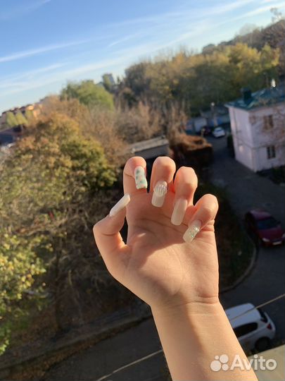 Маникюр педикюр на дому (наращивание)