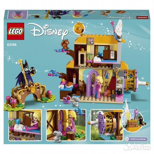 Lego Лего 43188 Лесной домик Спящей красавицы, нов