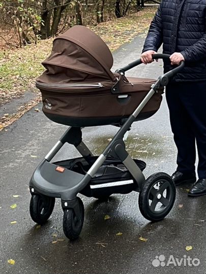 Коляска stokke 3 в 1 trailz