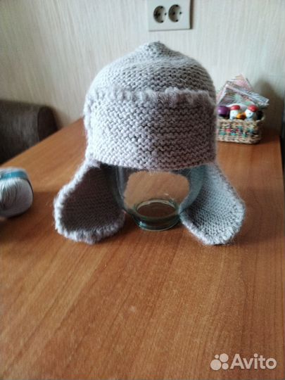 Шапка ушанка женская