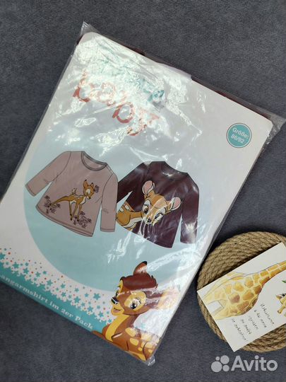 Лонгслисы Disney для девочки