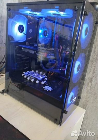 Корпус для пк XG Dark Shadow с закаленным стеклом