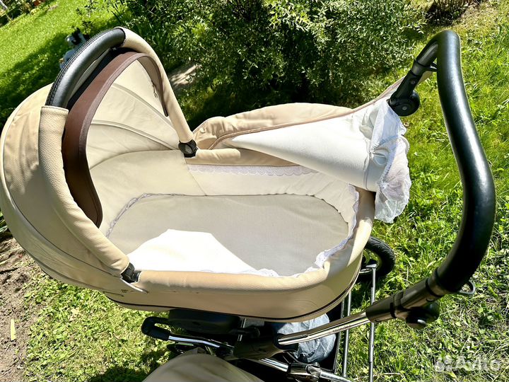 Коляска 2 в 1 эко кожа