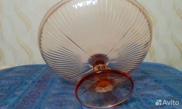 Вазы из карамельного стекла периода СССР