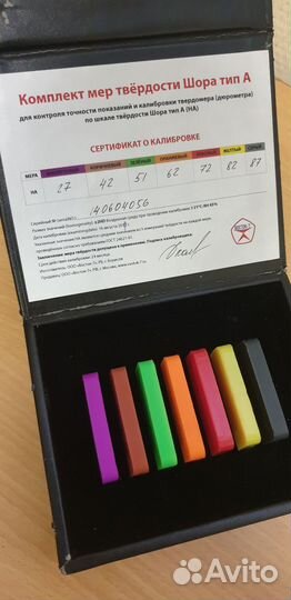 Меры твёрдости Шора тип A