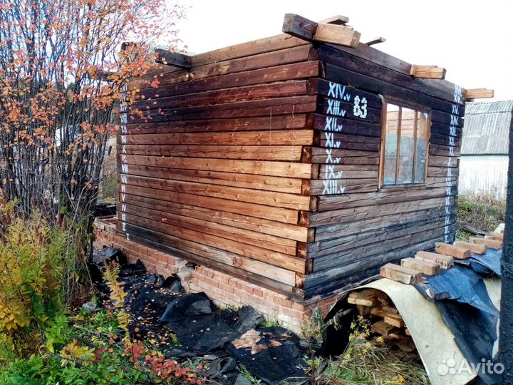 Сруб дома бу