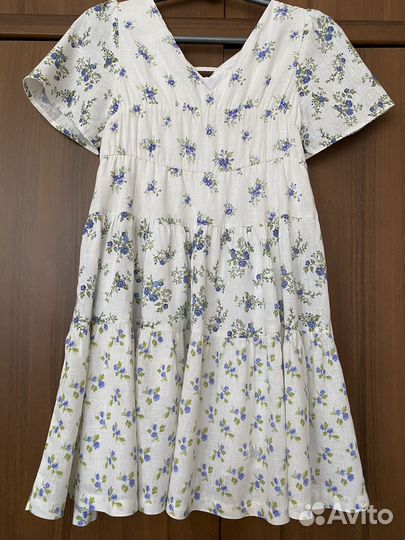Платье Zara (152- 11-12 лет ) Лён/вискоза