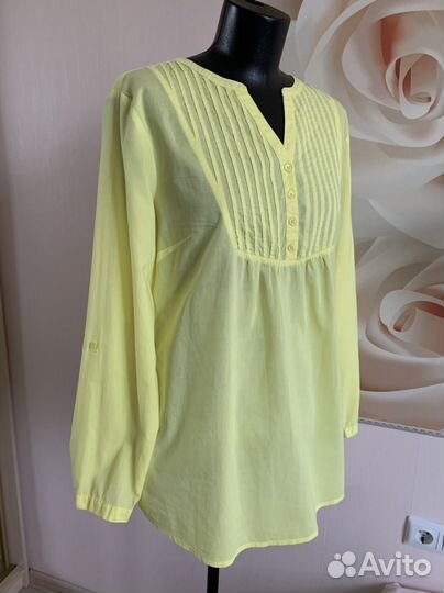 Блузка рубашка из тонкого хлопка