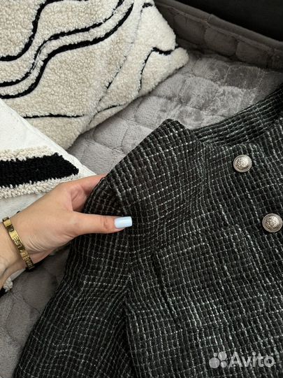 Твидовый костюм с юбкой