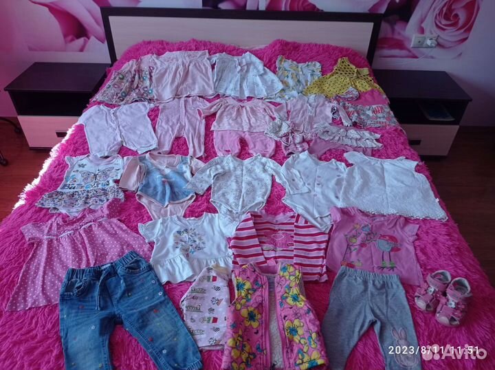 Вещи пакетом на девочку
