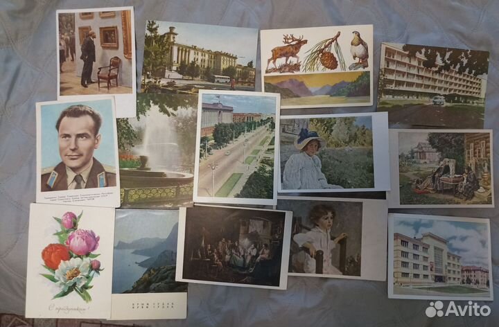 Почтовые карточки, открытки, наборы СССР