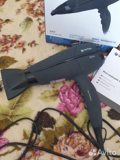 Новый фен Vitek VT-8203 вк