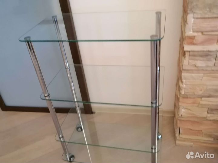 Стеклянная тумба