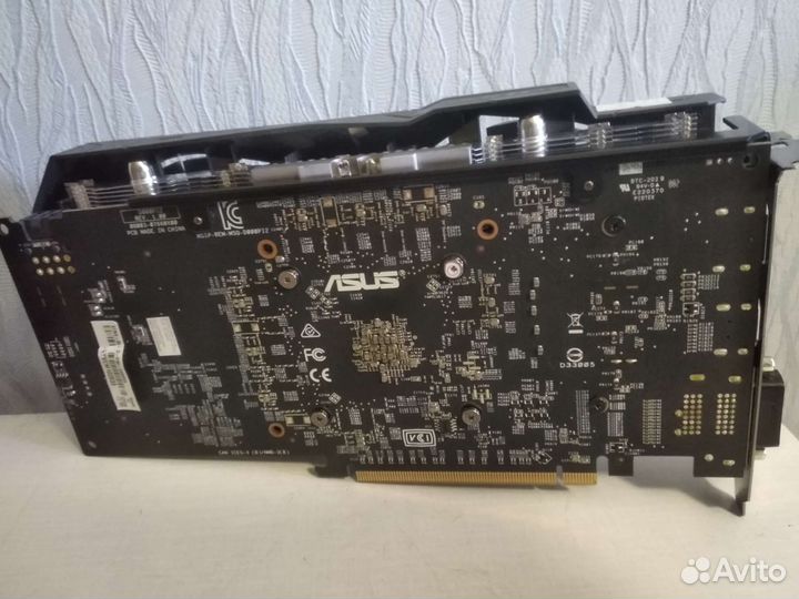 Видеокарта RX 470 4GB asus strix