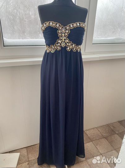 Платье вечернее в пол 46 размер