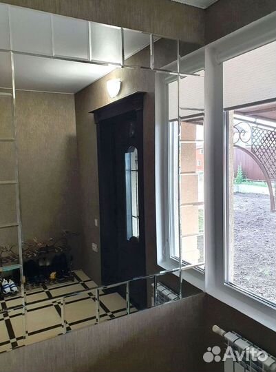 Зеркальное панно с фацетом