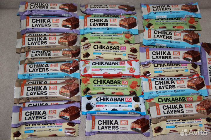 Спортивные батончики Chikabar - Chikalayers
