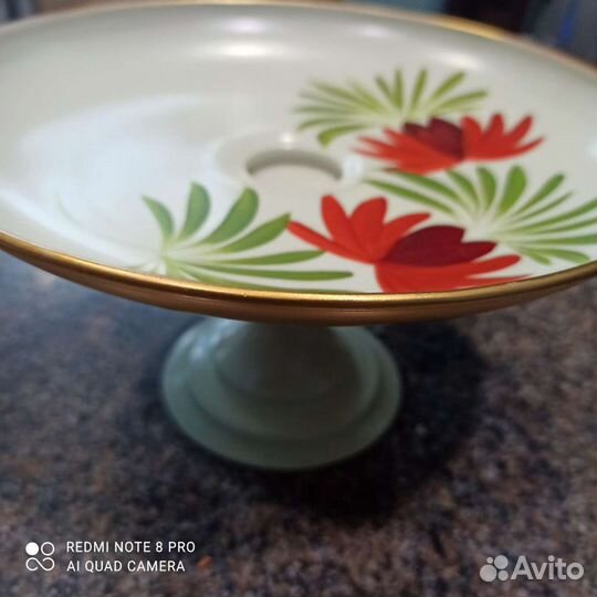 Ваза СССР алюминиевая 23см