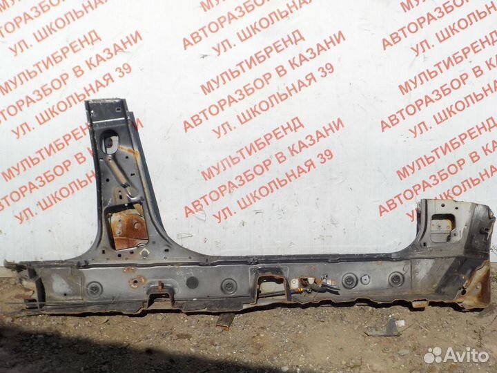 Порог левый со средней стойкой Киа Спектра