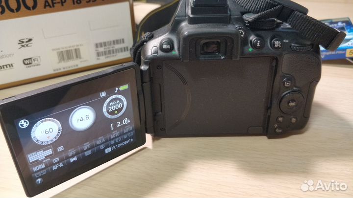 Фотоаппарат Nikon D5300 kit с минимальным пробегом