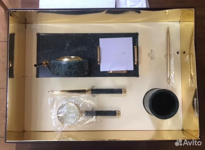 Набор руководителя из малахита