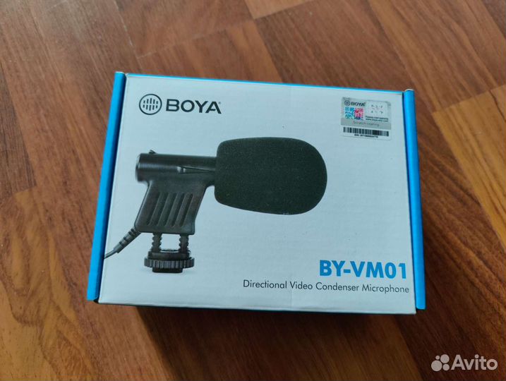 Микрофон Пушка Boya BY-VM01. Накамерный