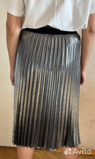 Юбка металлик