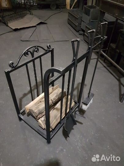 Дровница с набором 3 предметов