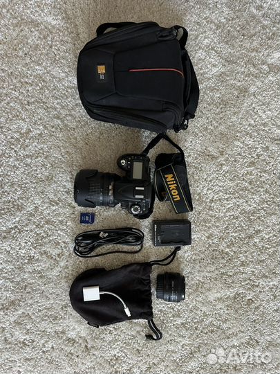 Фотоаппарат nikon d90 с комплектом