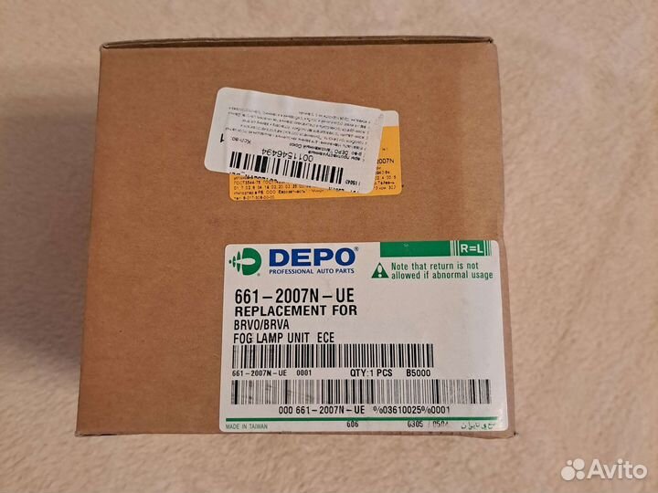 Противотуманные фары Fiat Doblo