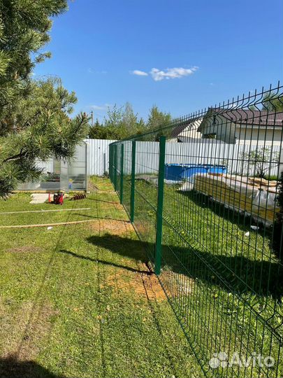 Сетка для забора 3Д