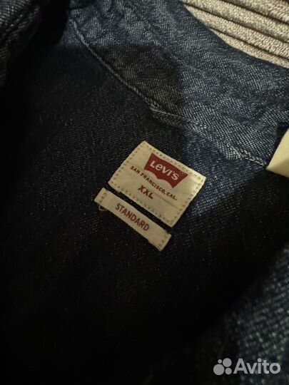 Джинсовая рубашка levis