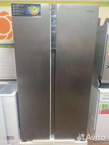 Холодильник leran SBS 300 IX NF. Side-by-Side